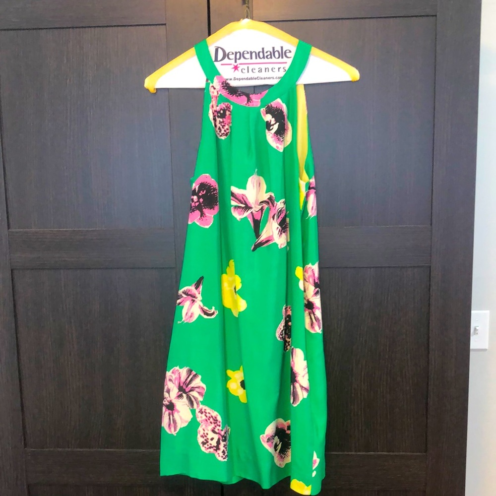 J. Cree Silk Floral Dress